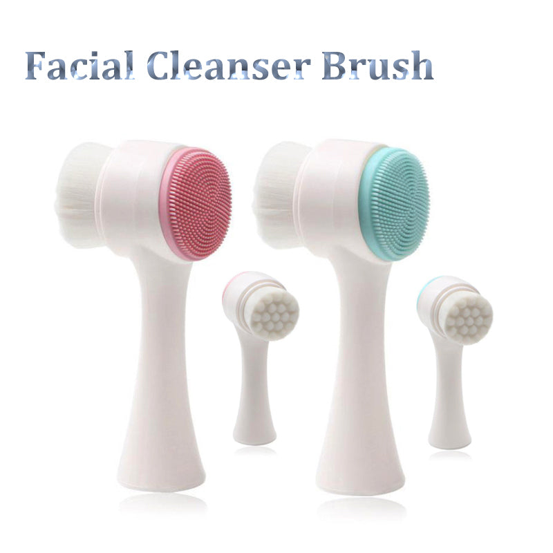 Double-sided Facial Cleansing Brush