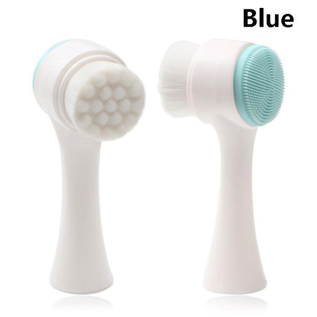 Double-sided Facial Cleansing Brush